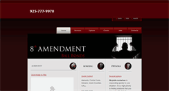 Desktop Screenshot of 8thamendmentbail.com